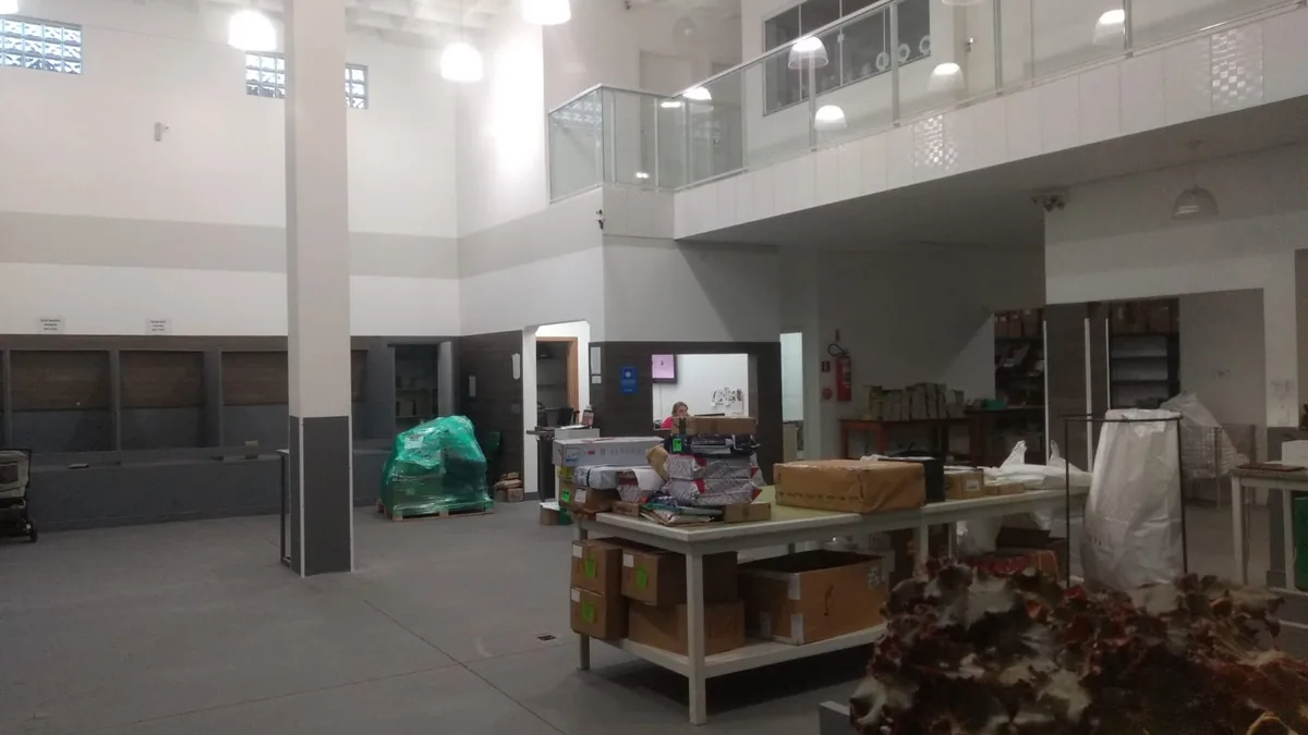 Armazenagem na estrutura da Serra Fulfillment em Lages SC