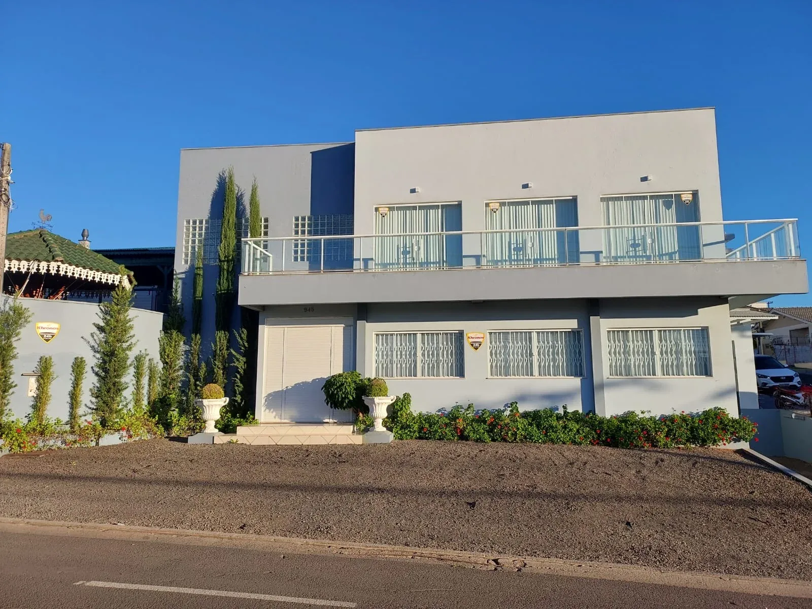 Fachada frontal da estrutura logística da Serra Fulfillment em Lages